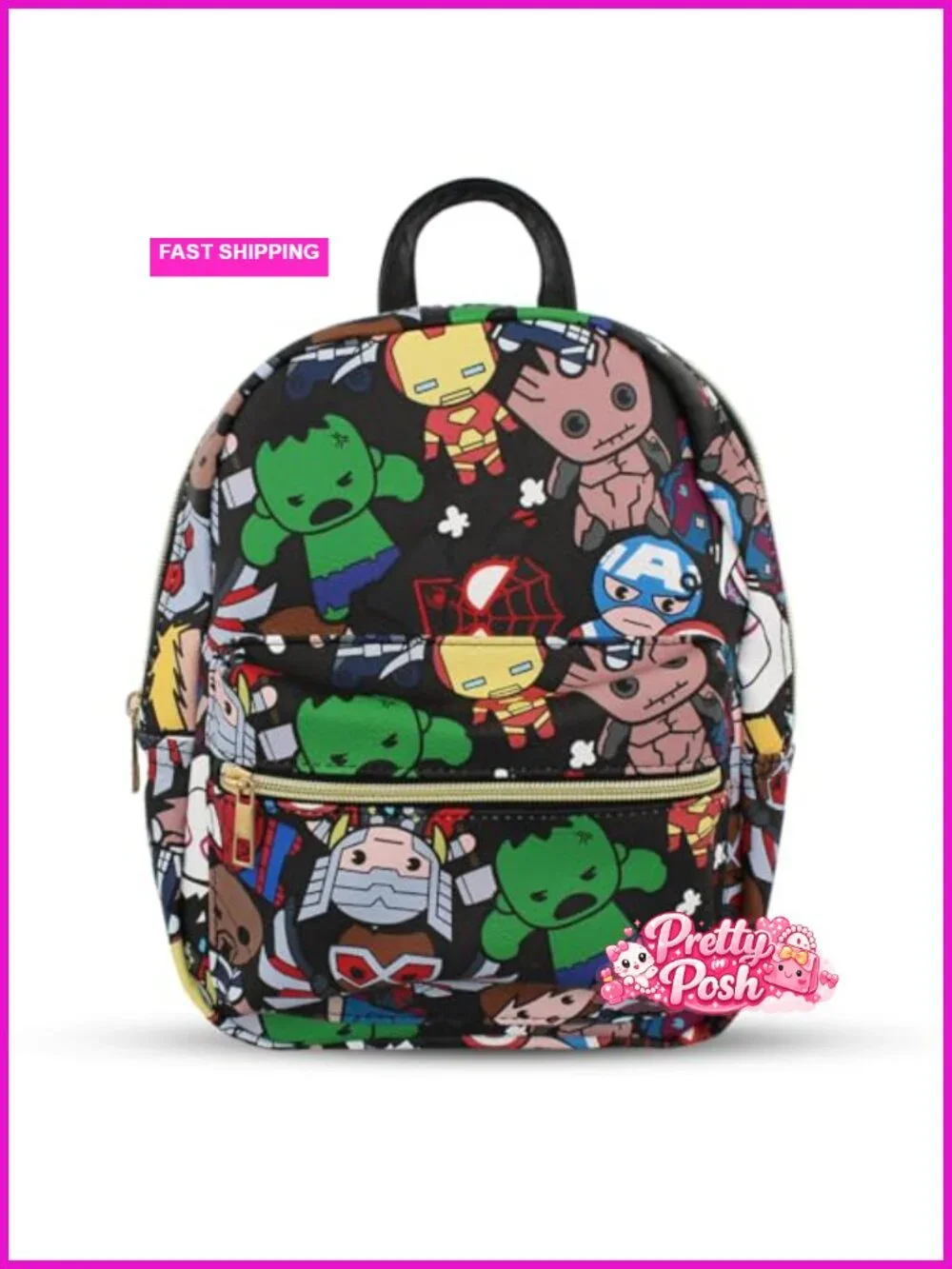 Mini PU Leather Backpack Purse with Adjustable Straps